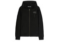 Palms Zipped Hoody Vintage Black