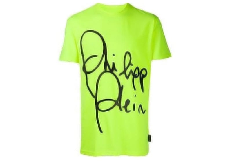 Philipp Plein T-Shirt Round Neck SS Signature Neon