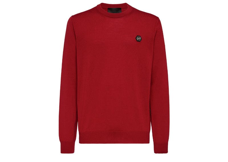 Philipp Plein Wool Pullover Round Neck LS