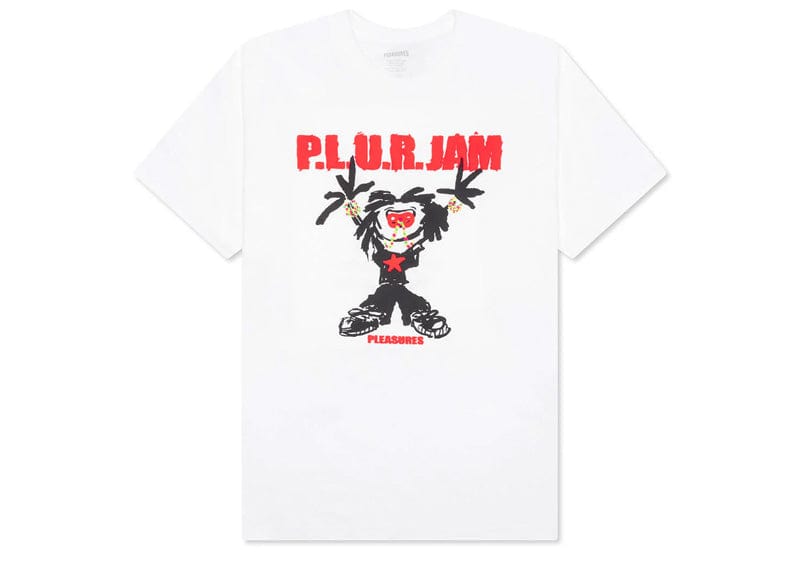Pleasures P.L.U.R. Jam Tee White
