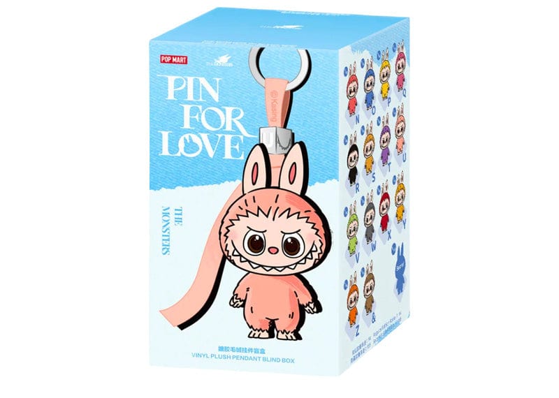 Pop Mart Labubu The Monsters Pin for Love Series Vinyl Plush Pendant (N-Z) Single Blind Box