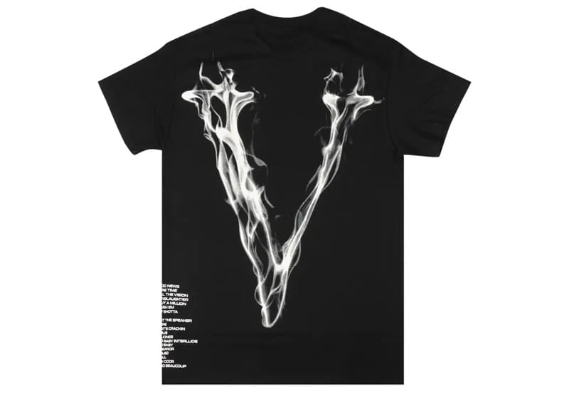 Vlone x Pop Smoke Faith T-shirt Black