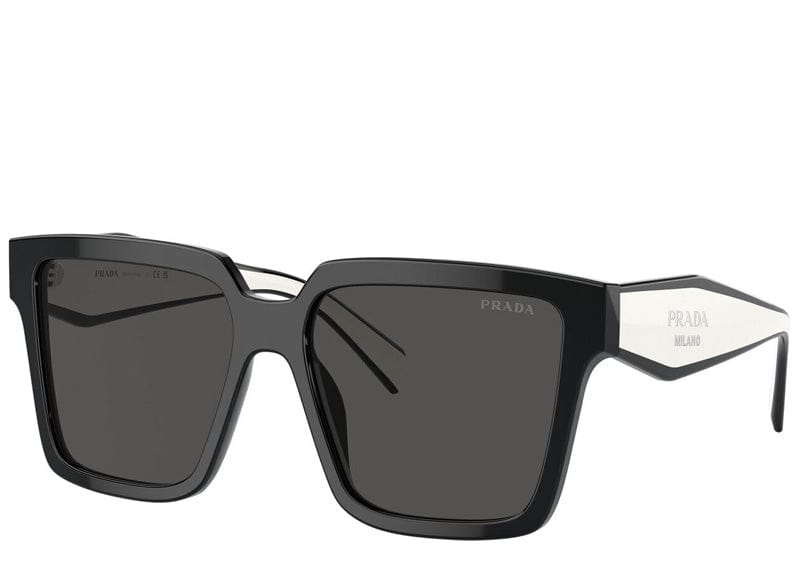 Prada PR24ZSF 1AB5S0-57 Black/Dark Grey