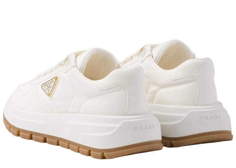 Prada Prax 01 Leather Sneakers Ivory Gum (Women's)