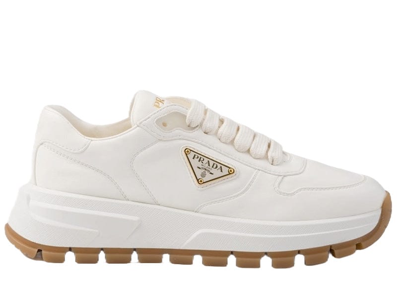 Prada Prax 01 Leather Sneakers Ivory Gum (Women's)