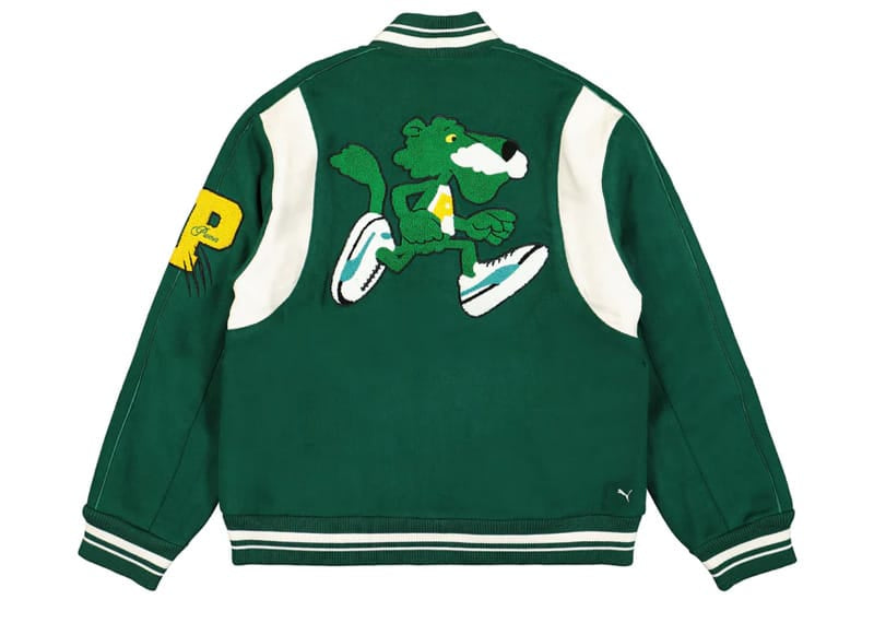 Puma The Mascot T7 College Bomber Jacket Green