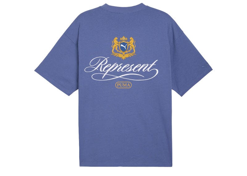 Puma x Represent Graphic Tee Blue Dusk