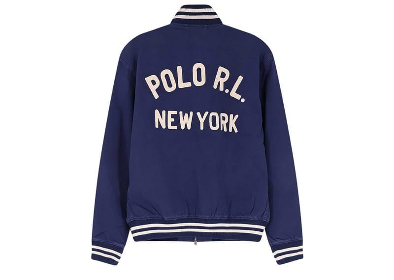 Polo Ralph Lauren Embroidered Track Jacket Navy