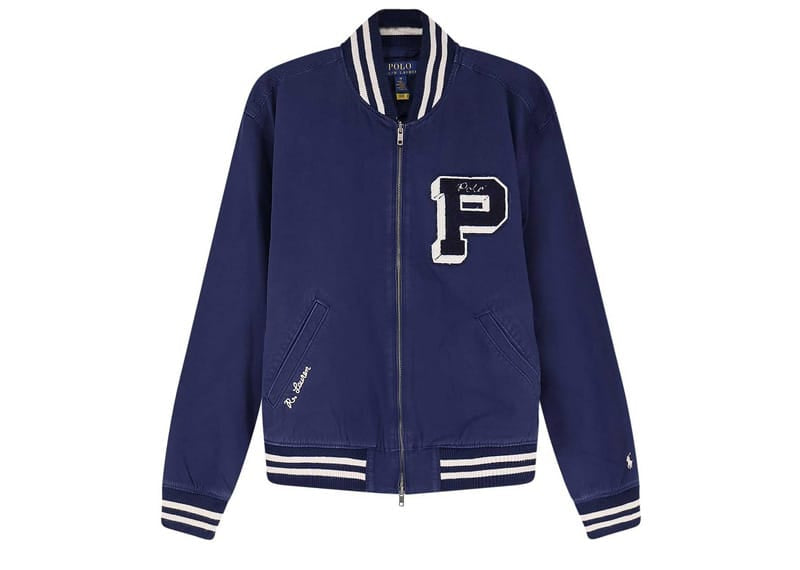 Polo Ralph Lauren Embroidered Track Jacket Navy