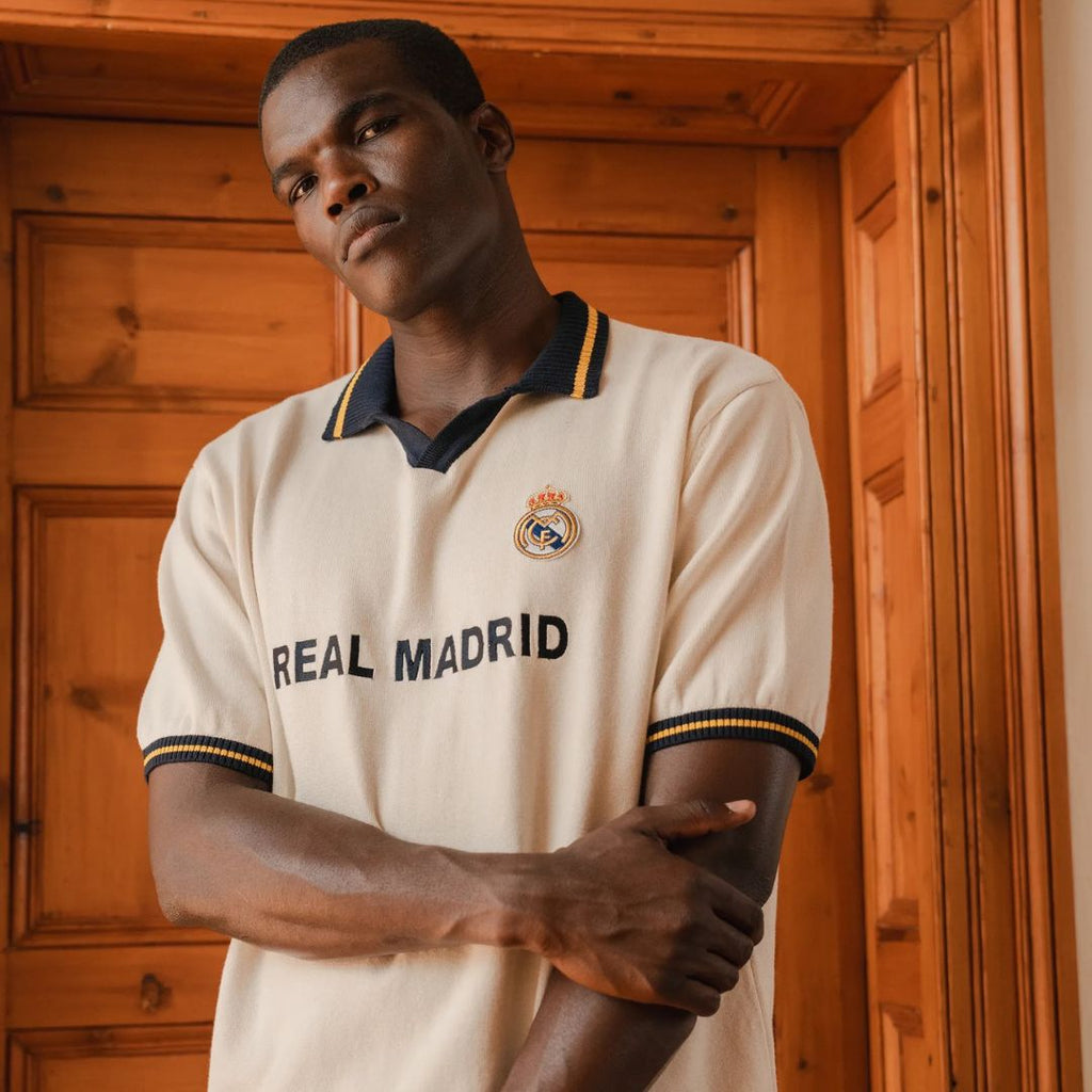 Real Madrid Classic SS Knit Jersey-Cloud Dancer