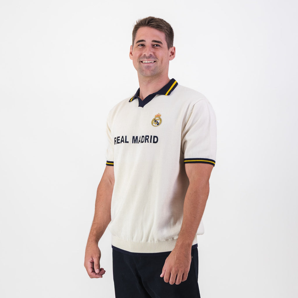 Real Madrid Classic SS Knit Jersey-Cloud Dancer