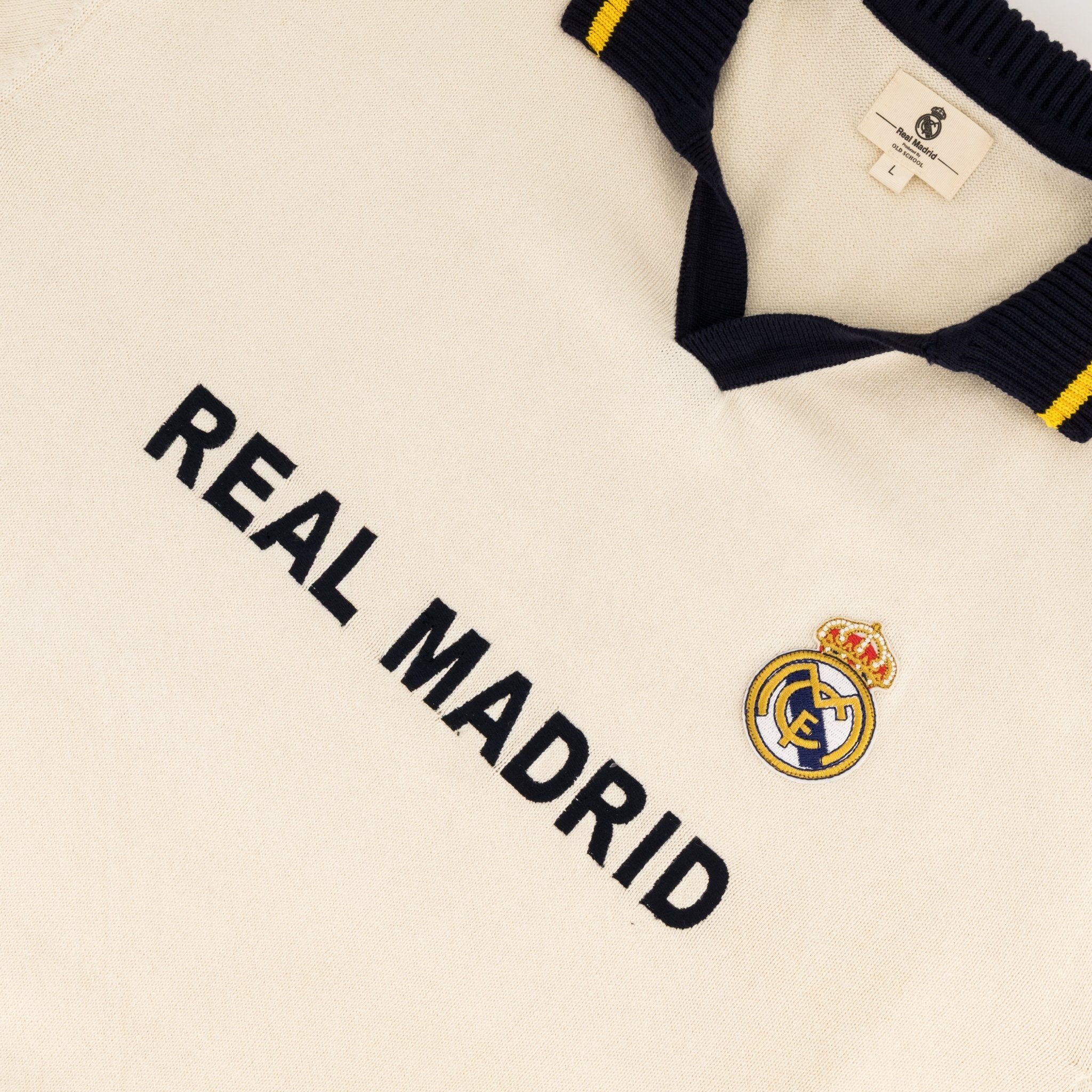 Real Madrid Classic SS Knit Jersey-Cloud Dancer