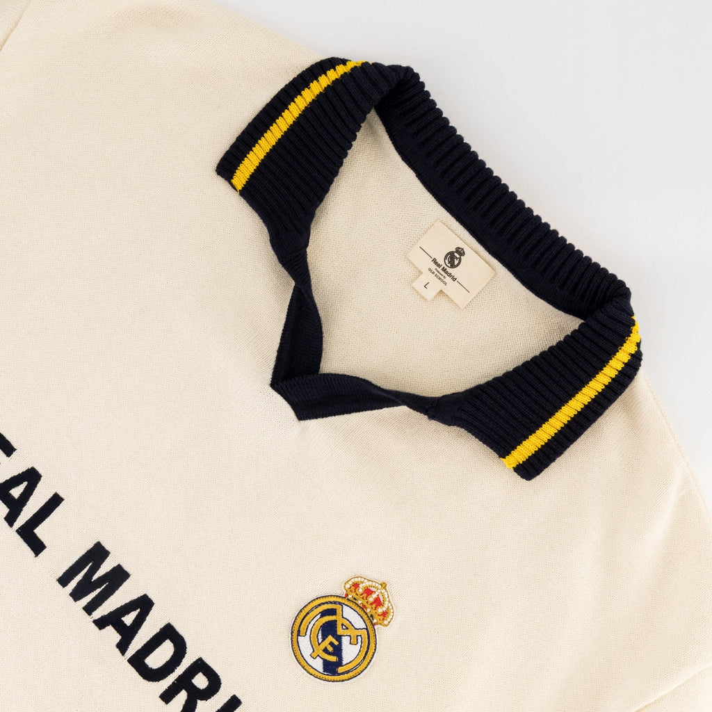 Real Madrid Classic SS Knit Jersey-Cloud Dancer