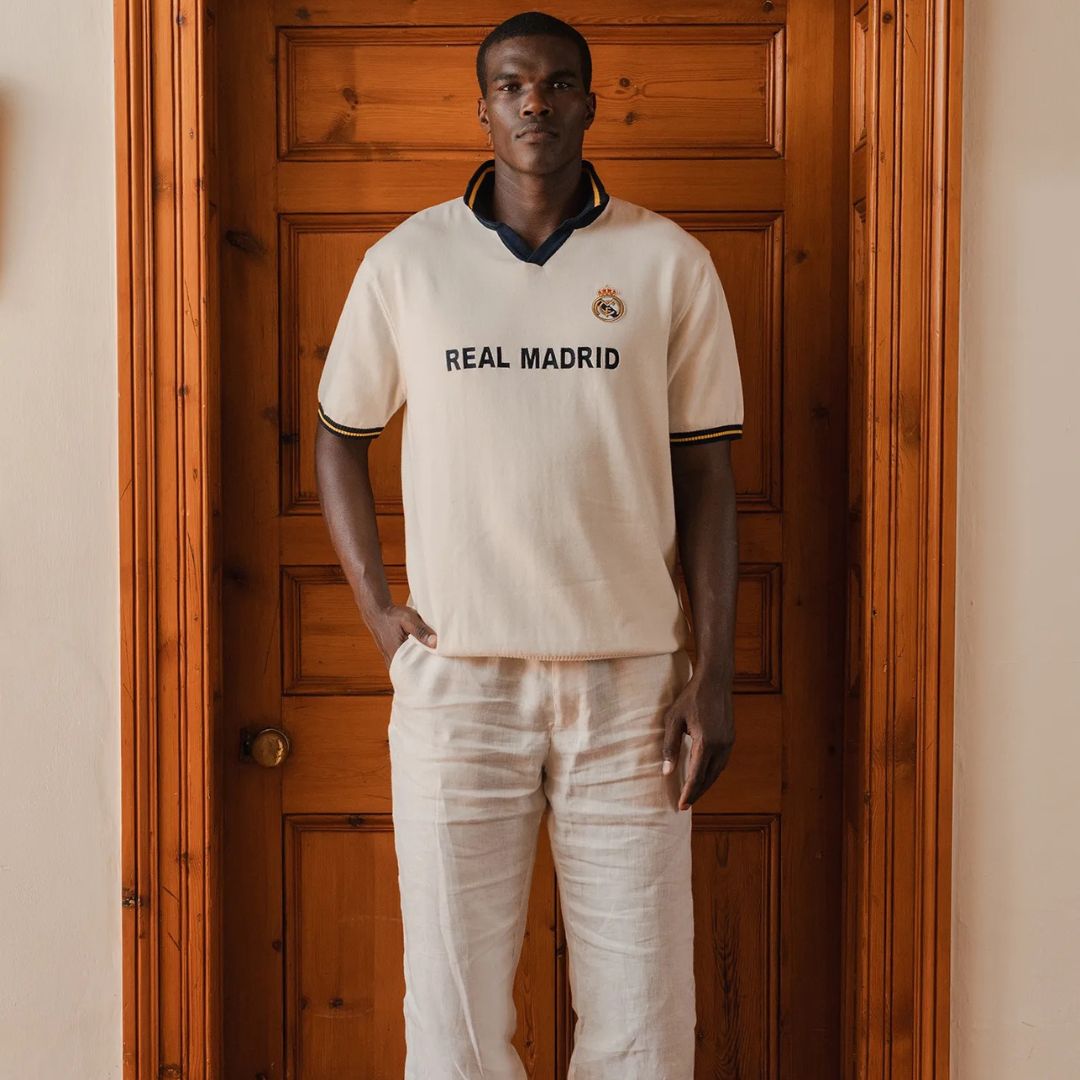 Real Madrid Classic SS Knit Jersey-Cloud Dancer