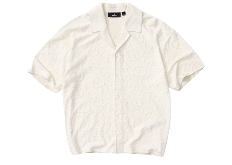 Represent All Over Print Towel Shirt Aged White