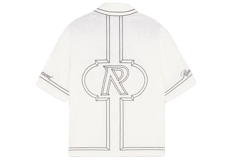 Represent Border Shirt Whisper White