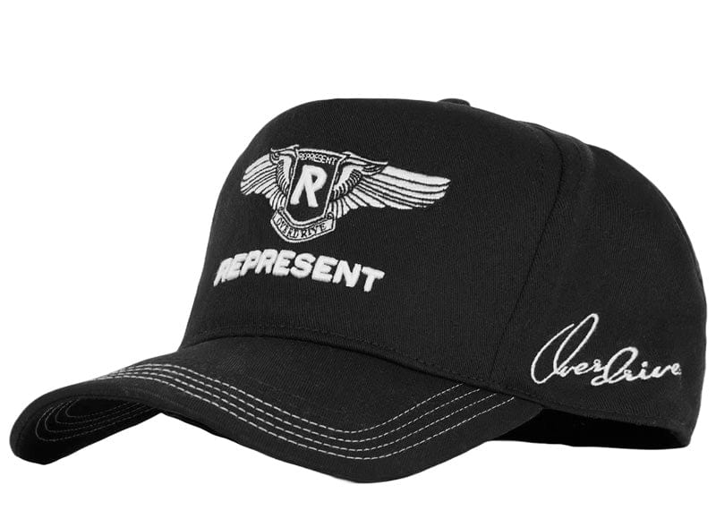 Represent Clo Overdrive Badge Cap Jet Black