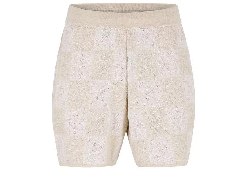 Represent Cotton Crochet Shorts Sail