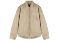 Represent Cotton Zip Overshirt Jacket Beige