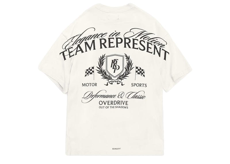 Represent Crest T-shirt Flat White