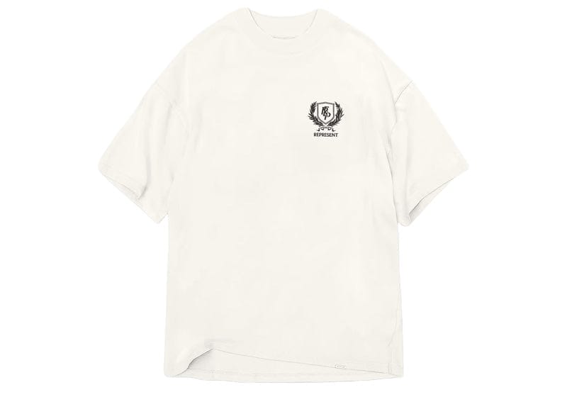 Represent Crest T-shirt Flat White
