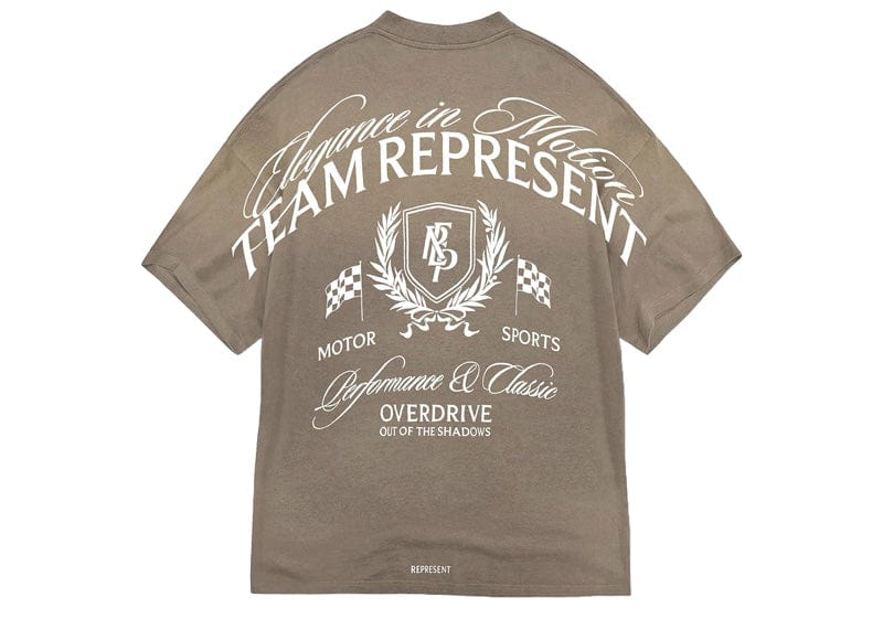 Represent Crest Tee Dark Taupe