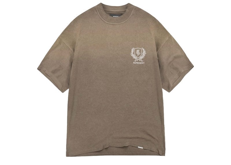 Represent Crest Tee Dark Taupe