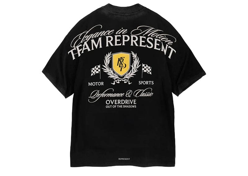 Represent Crest Tee Vintage Black