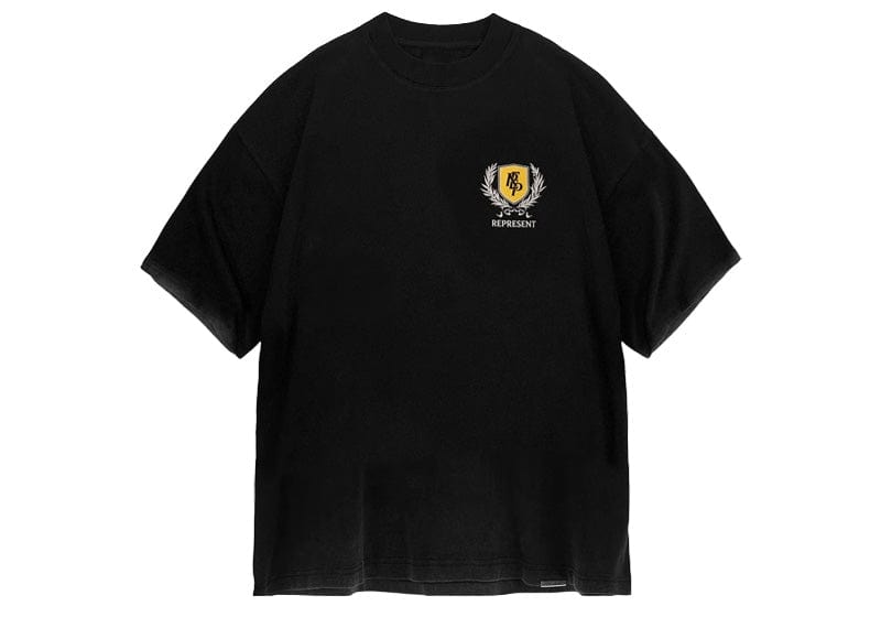 Represent Crest Tee Vintage Black