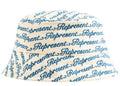 Represent Embroidered Bucket Hat Antique White