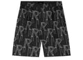 Represent Embroidered Initial Shorts Black