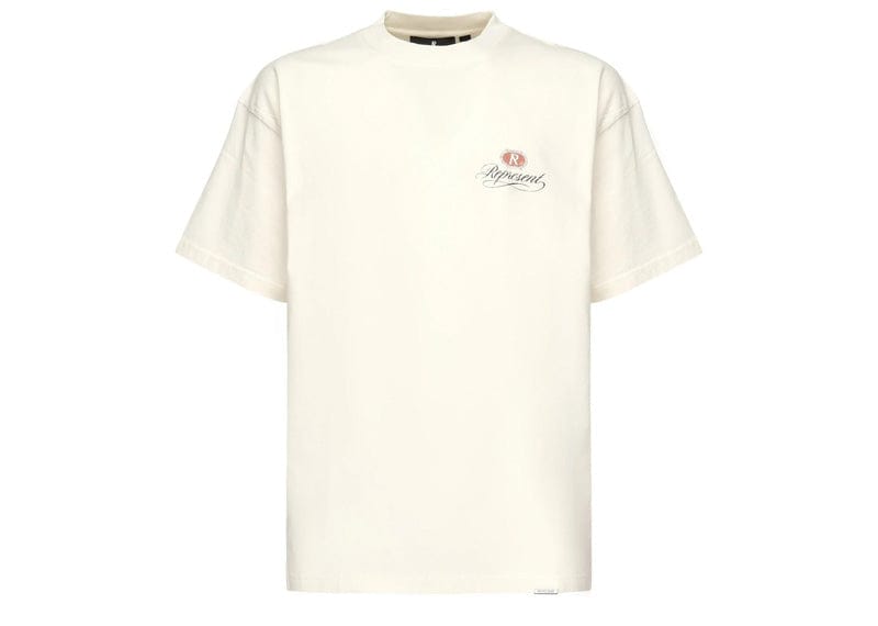 Represent Grand Vintage Hand Drawn Tee Aged White