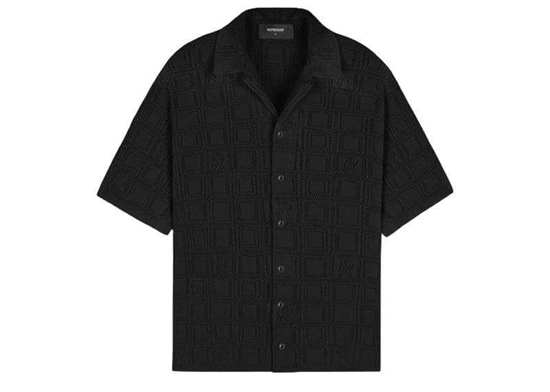 Represent Lace Knit Shirt Black