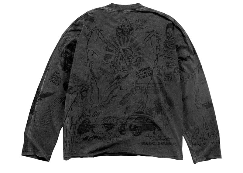 Represent Legacy Long Sleeve T-Shirt Vintage Grey