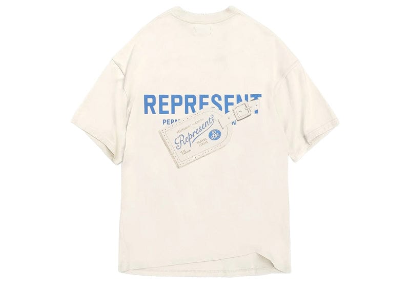Represent Luggage Tag T-Shirt Antique White