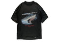 Represent Only The Strong Survive Shark T-Shirt Vintage Black