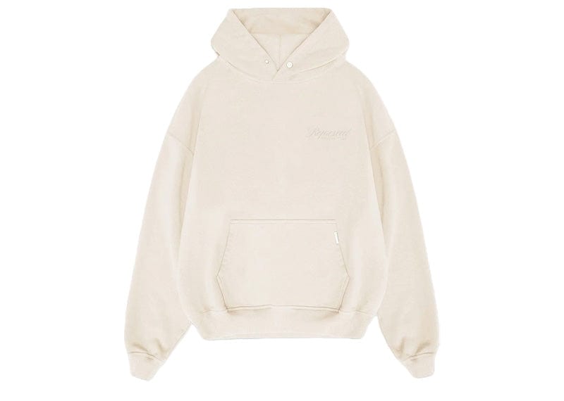 Represent Oversized Owners Club Script Hoodie Beige