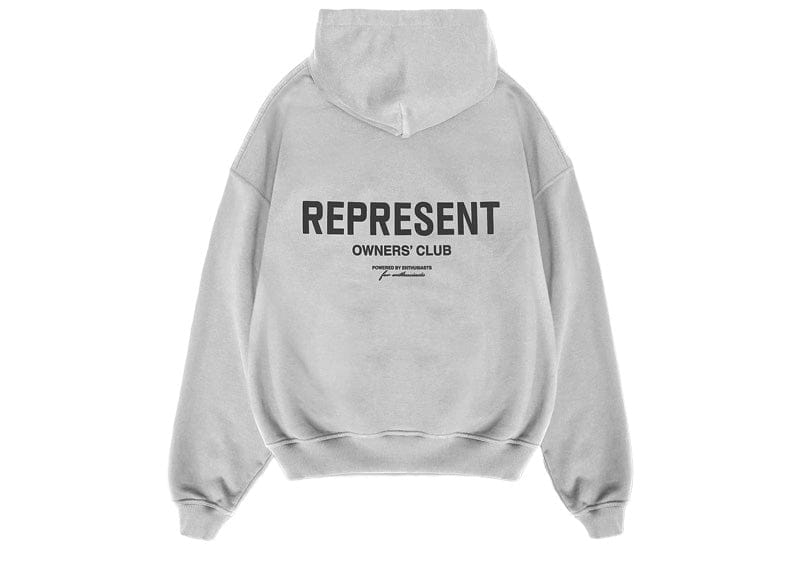 Represent Owners Club Hoodie Ash Grey/Black