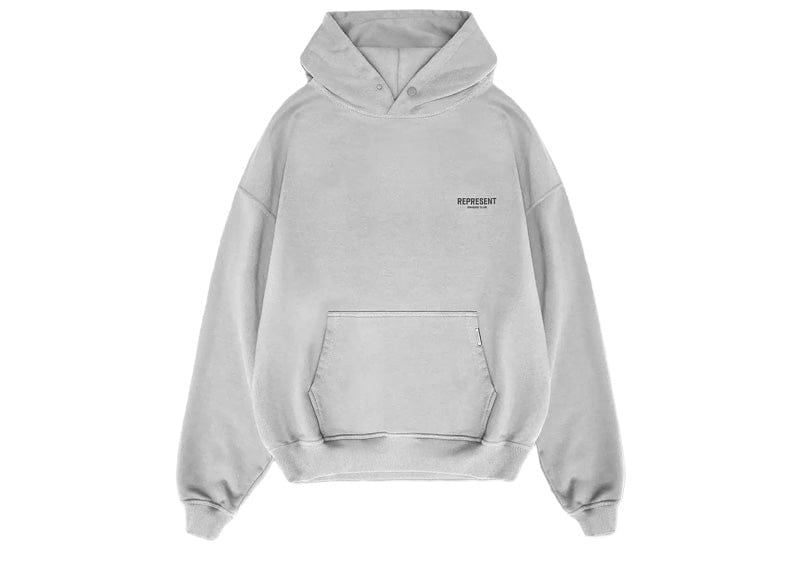 Represent Owners Club Hoodie Ash Grey/Black