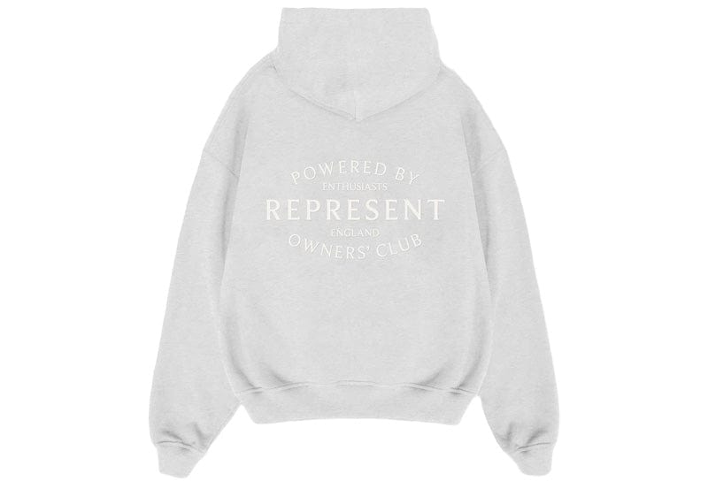 Represent Owners Club Stamp Hoodie Ash Grey