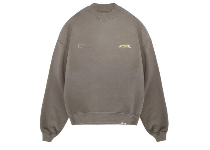 Represent Patron Of The Club Sweater Washed Olive