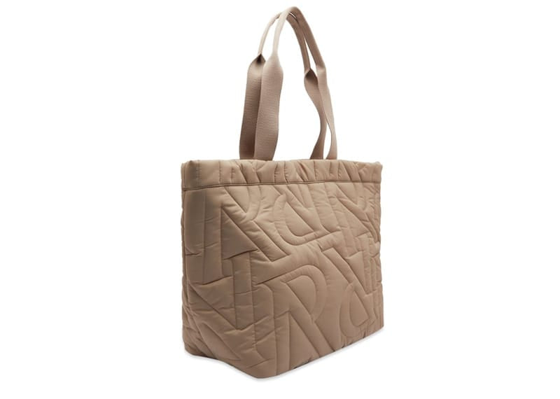 Represent Quilted Tote Bag Beige