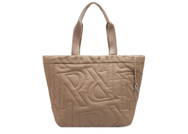Represent Quilted Tote Bag Beige