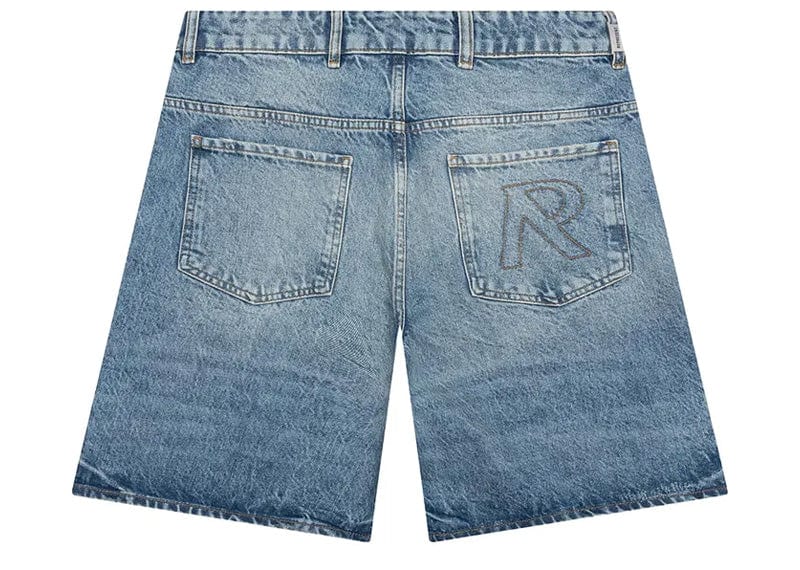 Represent R10T Tailored Denim Shorts Blue