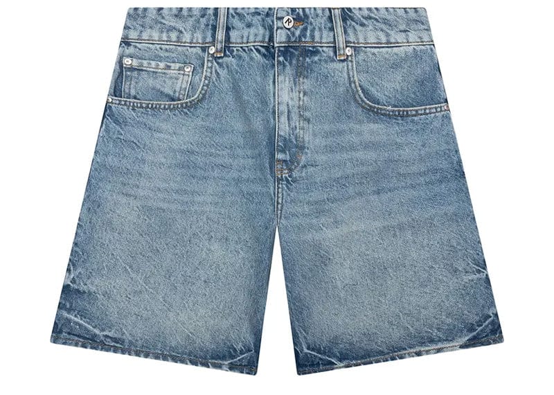 Represent R10T Tailored Denim Shorts Blue