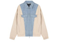 Represent R4 Colour Block Denim Jacket Blue