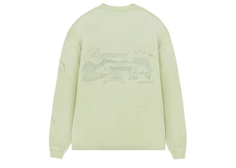 Represent Raceway Long Sleeve Tee Matcha