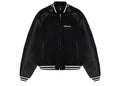 Represent Raglan Varsity Jacket Black