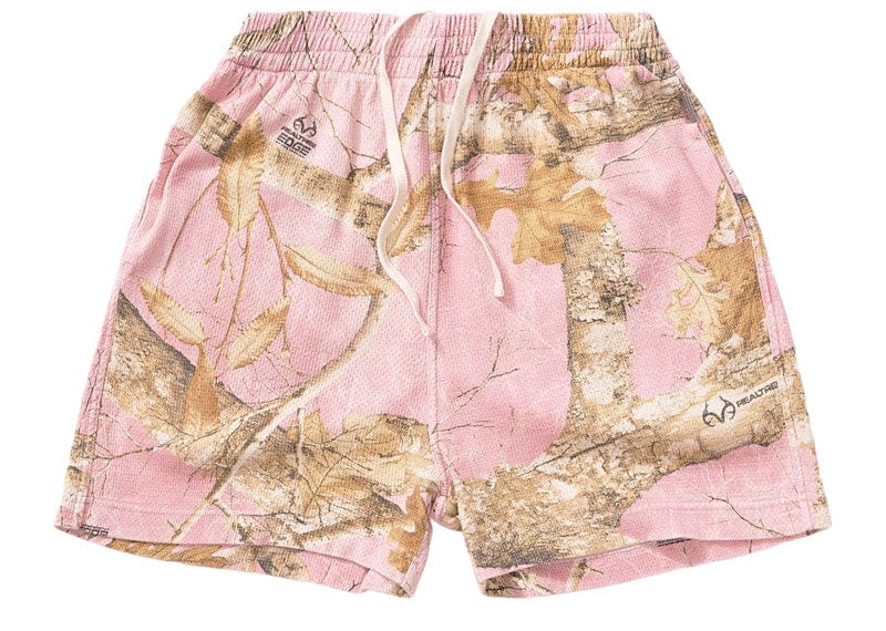 Represent Real Tree Mesh Shorts Washed Pink