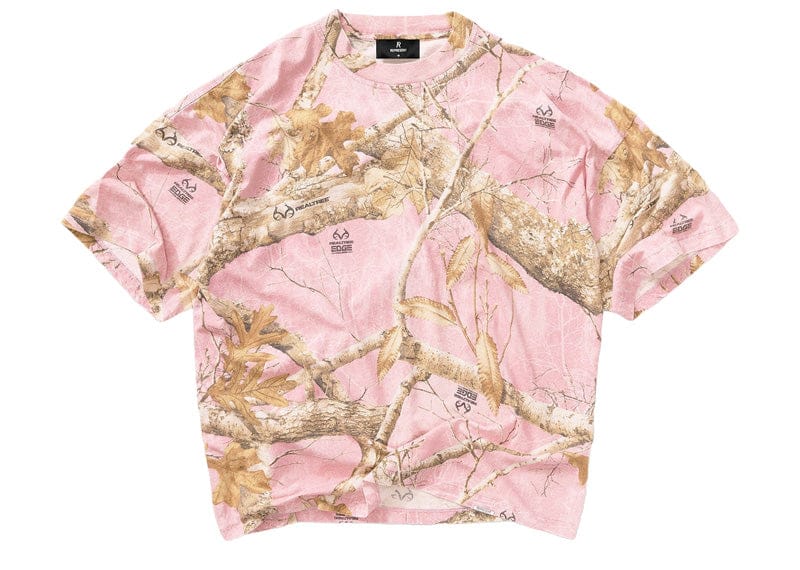 Represent Realtree Tee Washed Pink Camo
